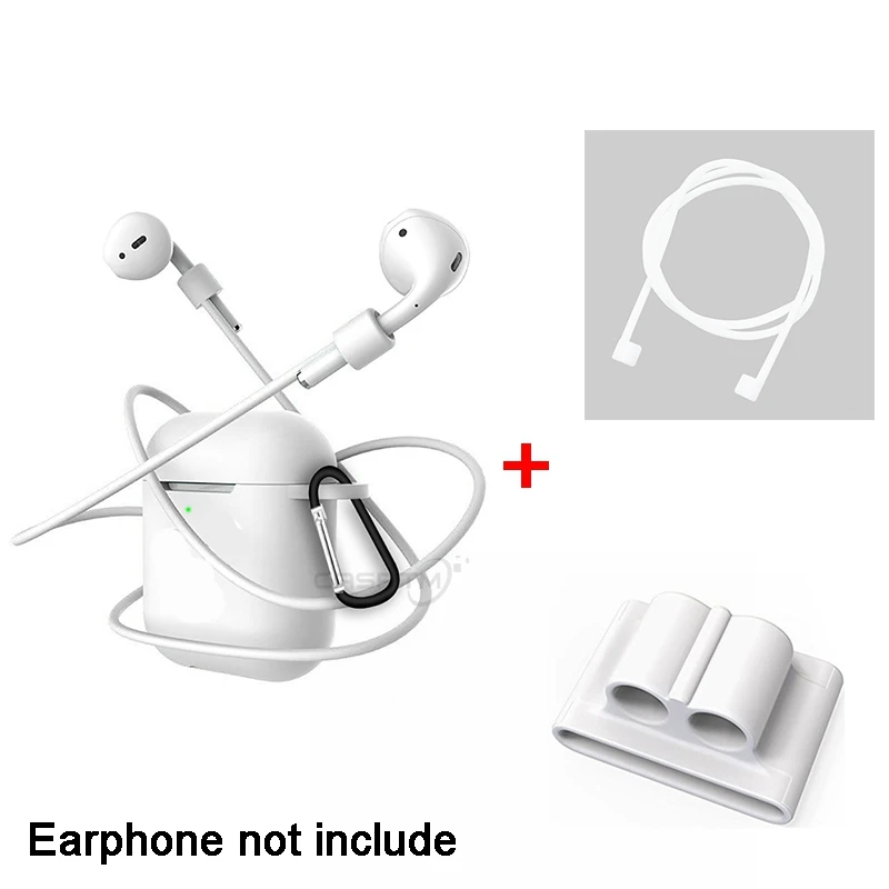 08 Противоударный чехол для наушников AirPods 2, ТПУ, силикон, Bluetooth, беспроводная защита для наушников, чехол для Apple Airpods, чехол - Цвет: 08