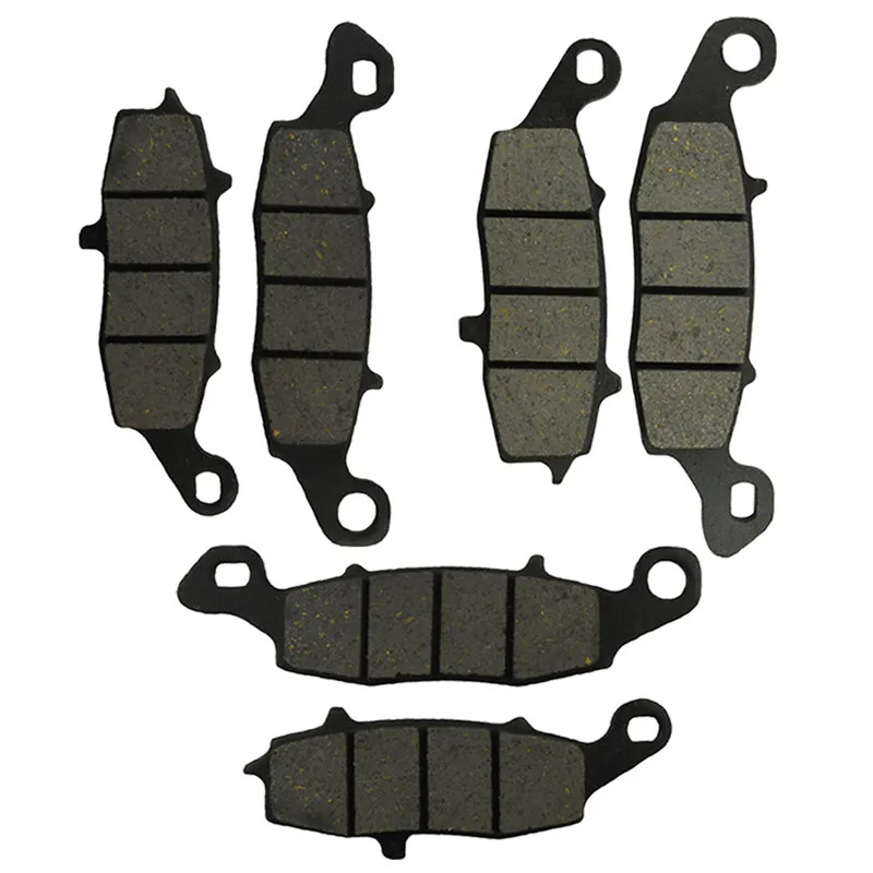 Передние и задние тормозные колодки AHL для мотоцикла KAWASAKI VN 1600 VN1600 Nomad 2005-2008 черная