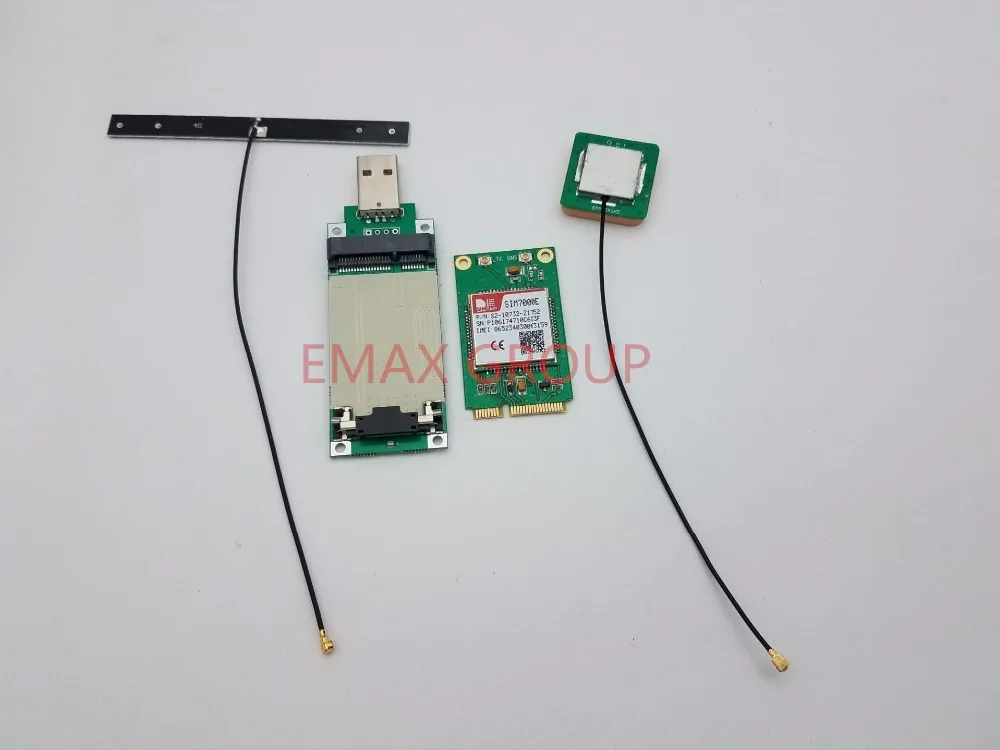 SIMCOM SIM7000E мини PCIE + USB адаптер с SIM разъем карты IPEX 4G антенна GPS NBIoT & LTE CAT M1(eMTC)|adapter with