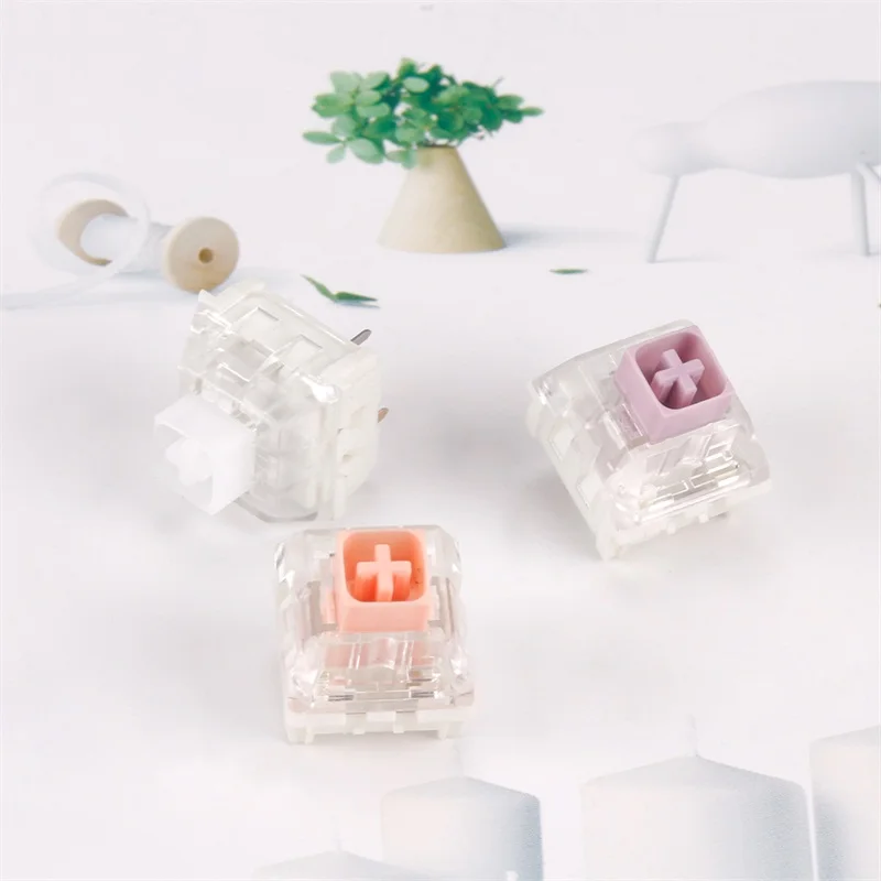 Механические переключатели клавиатуры Hako true Violet/clear/Pink|Клавиатуры| |