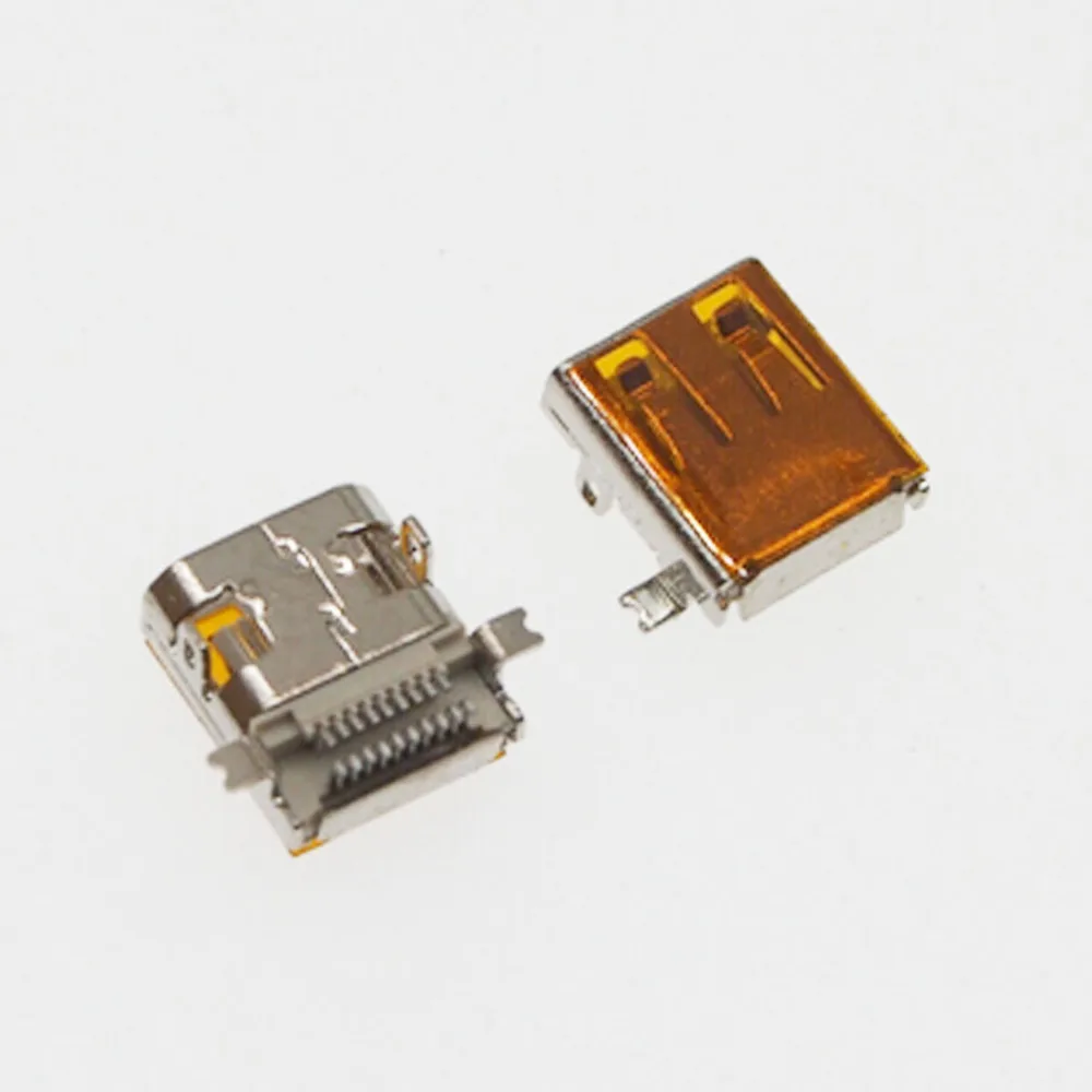 100 шт. 19P MICRO HDMI гнездо D типа с наклейкой SMT + DIP foot | Электроника