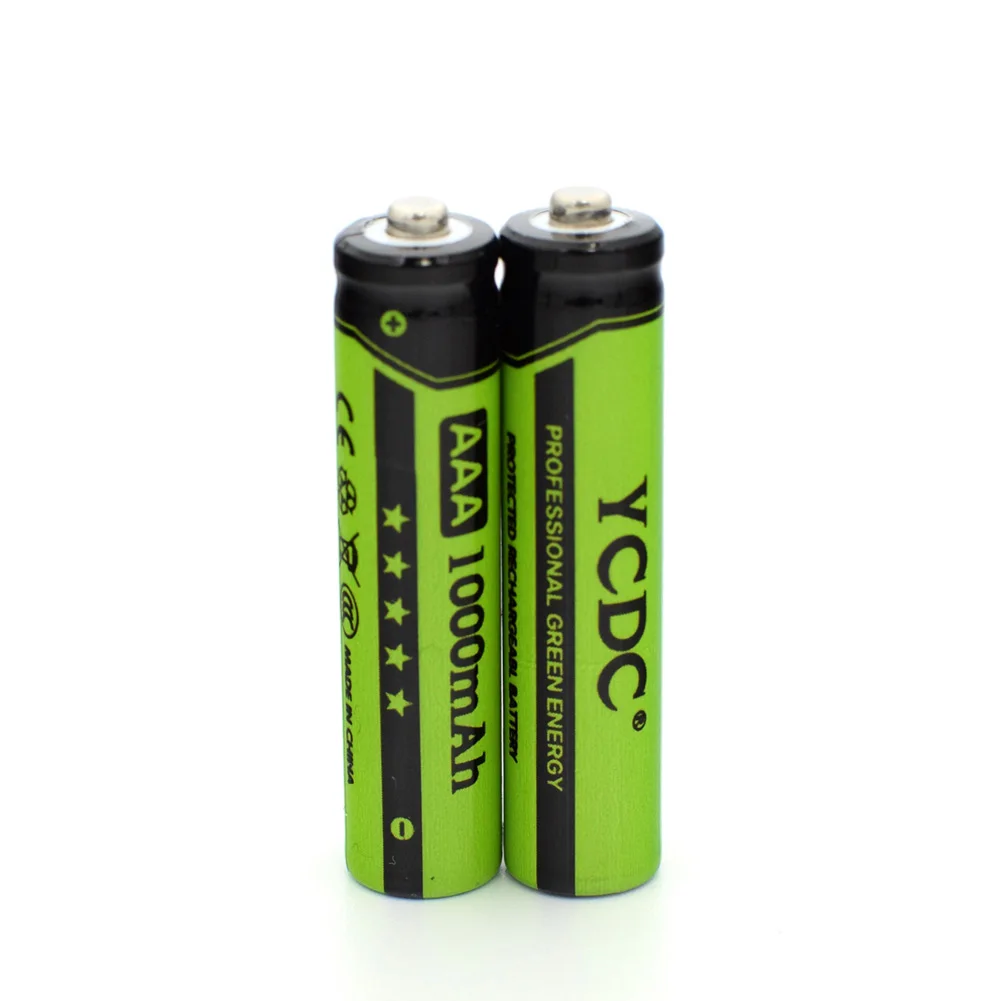 11,11 окончательная цена! 4 шт YCDC AAA LR3 HR3 1000mAh ni-mh аккумуляторная батарея многоцелевой мощности
