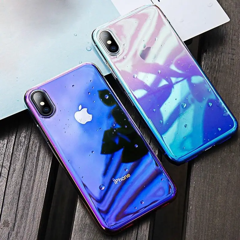 Для iPhone X XS MAX чехол для телефона PC с покрытием Fundas Capa 10 Ультратонкий XR 7 8 Plus Чехлы
