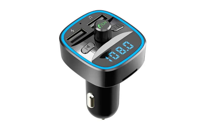 AGETUNR T25 Bluetooth 5,0 Автомобильный Mp3 музыкальный плеер с громкой связью fm-передатчик 2 USB Автомобильное зарядное устройство u-диск TF карта музыкальный плеер без потерь