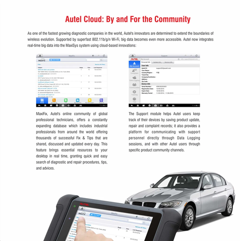 Autel автомобиля сканер maxisys 8 &quotMS906 TS Android 4.4.2 OS Бесплатный Онлайн Обновление Полный