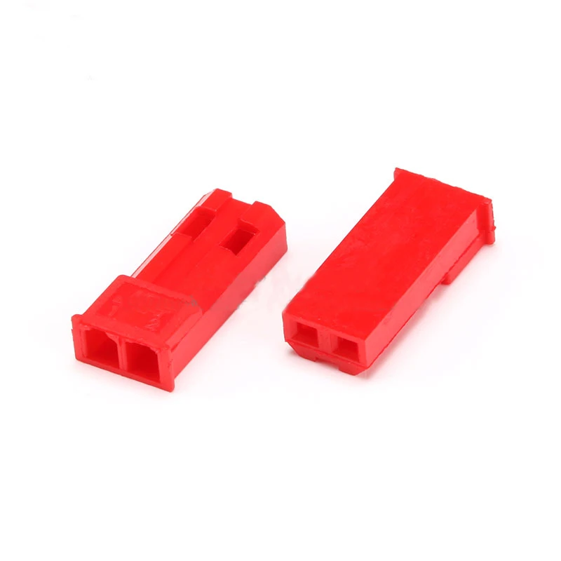 

Бесплатная доставка, 20 шт., красные штекеры, штекеры JST 2 Pin, корпус 2 P, Штекерный разъем