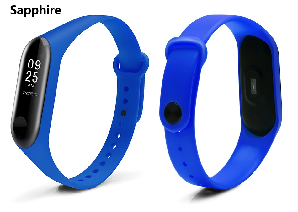 BOORUI mi Band 3 ремешок mi band 4 ремешка силиконовый чистый цветной mi band 3 4 аксессуары для xiaomi mi band 3 4 смарт-браслеты