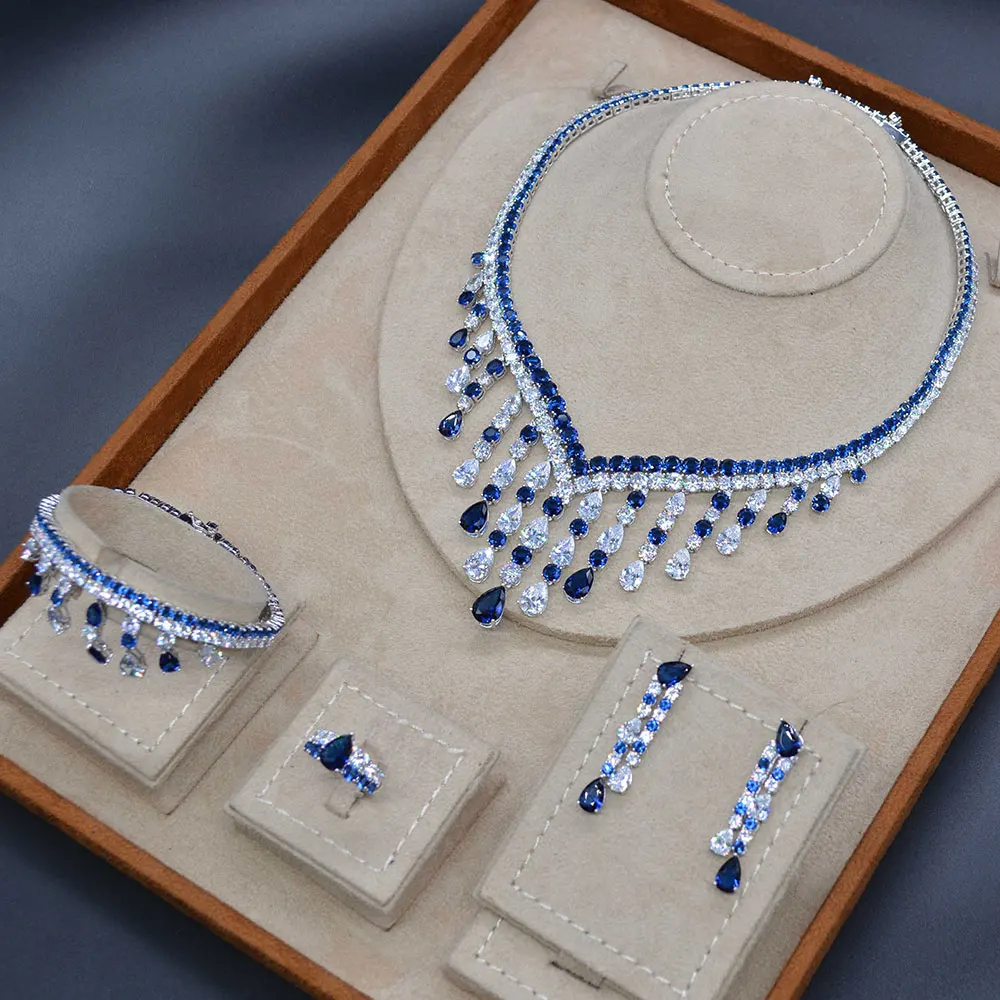 Godki роскошный длинная ниспадающая кисточка 4 PC Саудовская Аравия Серебряные