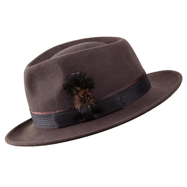 Khaki 57CM Sedancasesa, Зимние Модные Винтажные шляпы с широкими полями, с бантом, с перьями, шляпы для женщин, котелок, флоппи, женская кепка от солнца, женская шапка - Цвет: Khaki 57CM