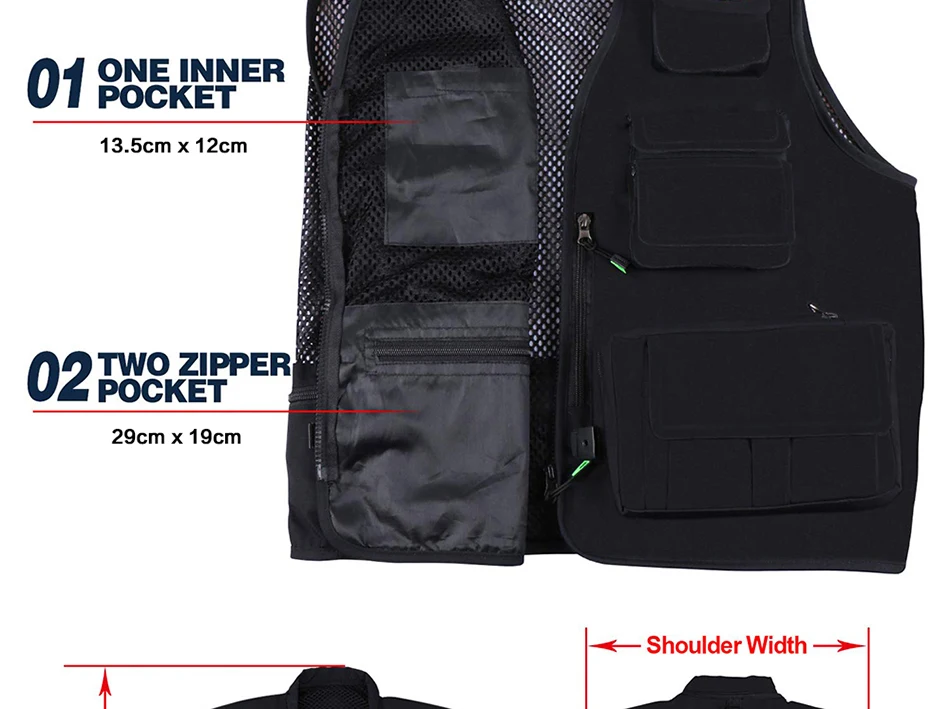 Goture рыболовный жилет L/XL/XXL мульти карманы пальто из полиэстера куртка для спорта на открытом воздухе Пешие прогулки/Скалолазание/ледяная рыбалка жилет снаряжение