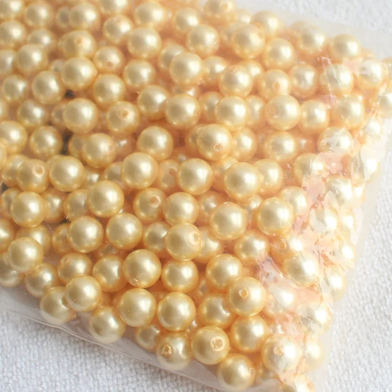 Полупросверленные круглые бусины 8 мм 20 шт. для изготовления ювелирных изделий