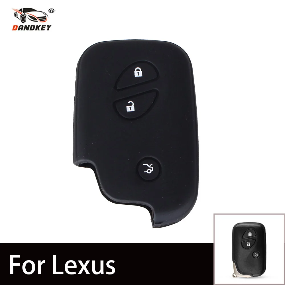 Dandkey силиконовые резиновый брелок Protector Обложка для Lexus ES240 ES350 RX270 RX350 LX570 GX400 GX460 IS300