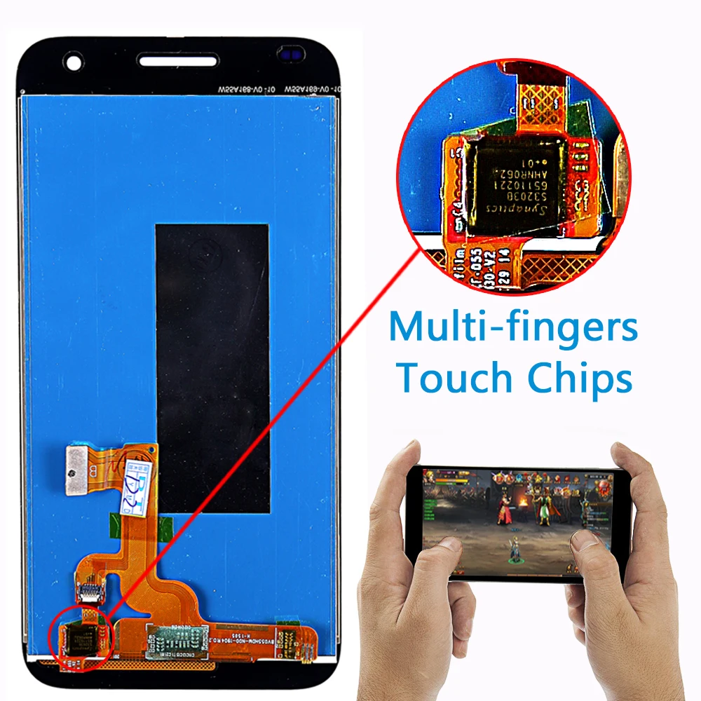 Huawei 5 дюймов ЖК-дисплей для huawei G7 кодирующий преобразователь сенсорного экрана в