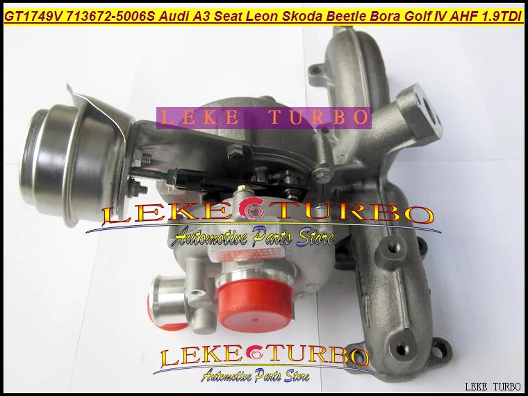 Турбокомплекты для ремонта GT1749V 713672 5006S Турбокомпрессор Seat Skoda Beetle Bora Golf IV AHF ALH AJM AUY