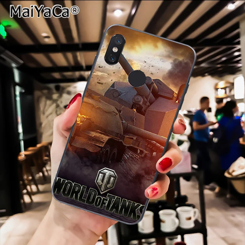 A8 MaiYaCa world of tanks Черная мягкая крышка чехол для телефона для Xiaomi Redmi8 4X 6A S2 7A 6A Redmi 5 5Plus Note5 7 Note8Pro - Color: A8