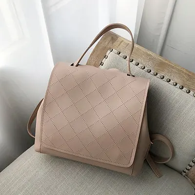 pink DORANMI, женский рюкзак с нитью,, Классическая вместительная кожаная школьная сумка, женская сумка через плечо, Mochila, рюкзаки JB588 - Цвет: pink
