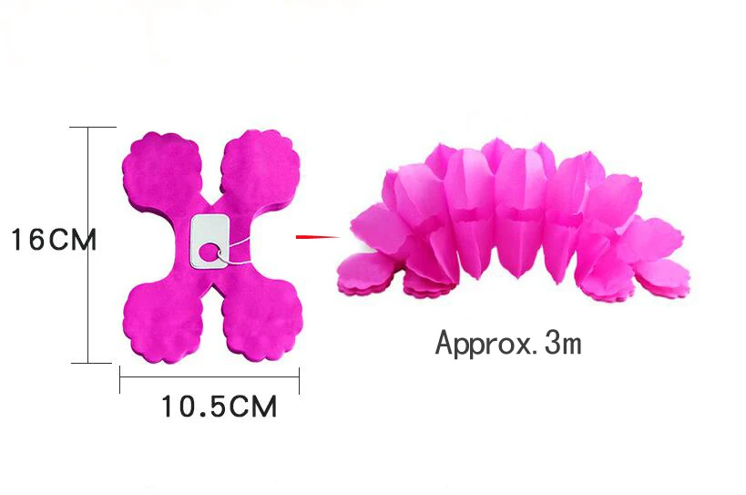 20 шт./лот разноцветная Бумажная гирлянда в форме четырех листьев баннеры флажки