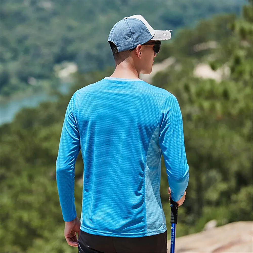 Футболка мужская разноцветная с коротким рукавом для походов|Футболки похода| |