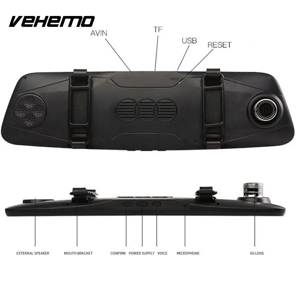 2.5D IPS экран вождения регистраторы объектив Multifunctiona Автомобильный dvr цифровой