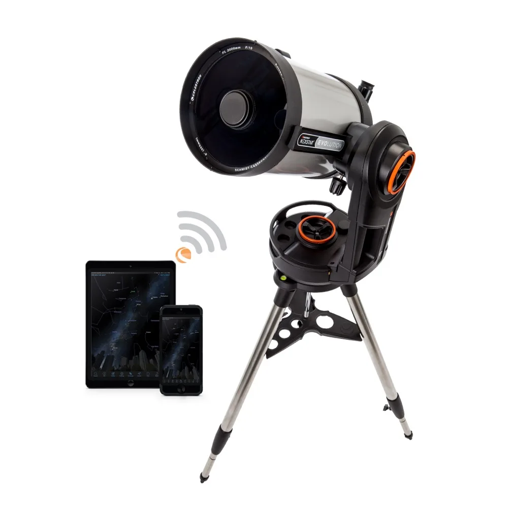 Телескоп Celestron NexStar с Wi Fi Evolution 8 дюймов SCT 203 2 мм диафрагма f10 480x Шмидт Cassegrain