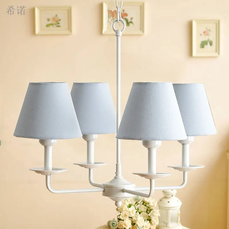 4 руки детская кровать Люстра для фойе гостиной крытый светильник Европейский