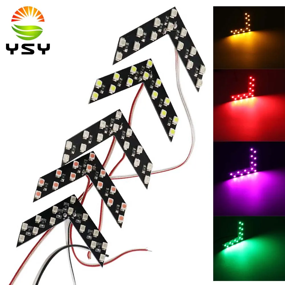 YSY 200X автомобильный Стайлинг 14 SMD светодиодный панель со стрелкой для автомобиля