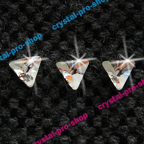 2716 оригинальные элементы Swarovski 5 мм Clear (001) Rivoli Tri angle Flatback 144 шт. Стразы для горячей