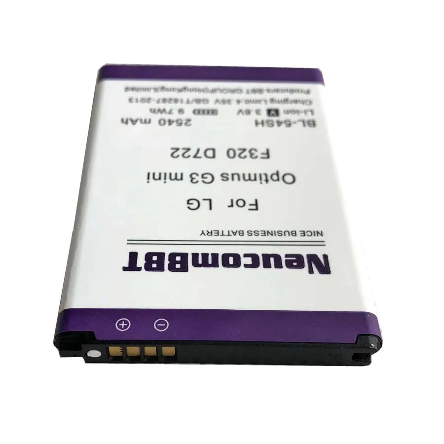 BL-54SH батареи G3mini для LG Optimus LTE III 3 F7 F260 L90 D415 US780 LG870 US870 LS751 P698 NeucomBBT BL54SH | Мобильные