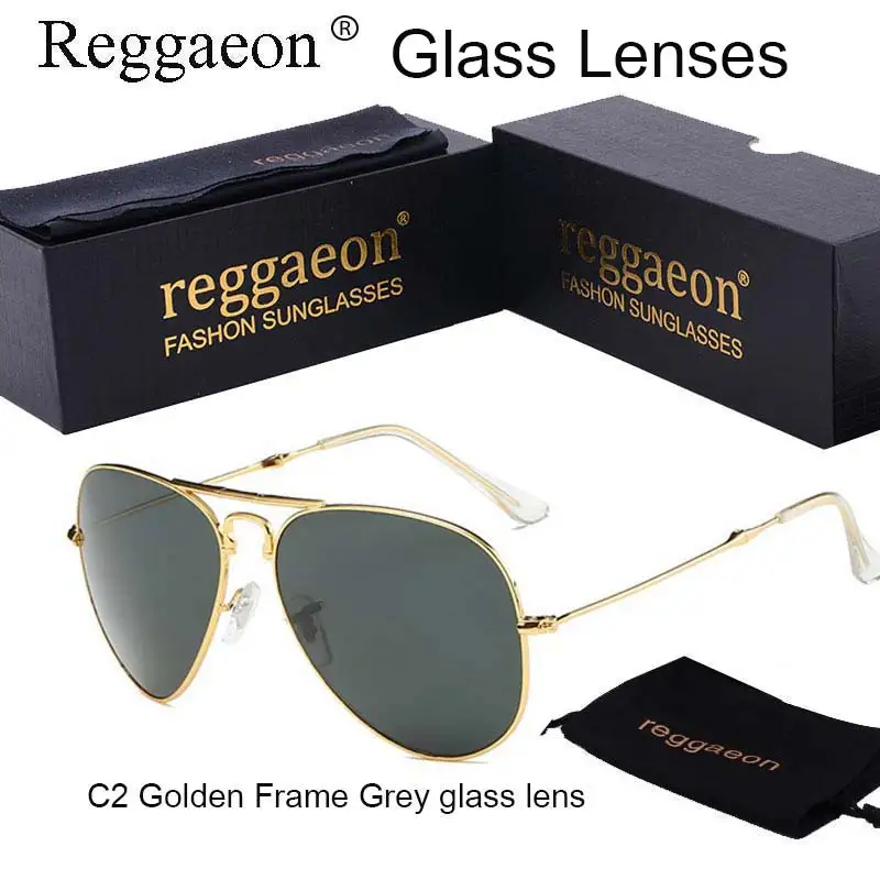 Мужские и женские очки для вождения reggaeon Классические солнцезащитные с