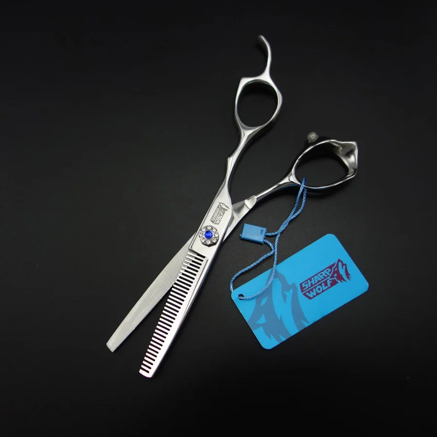 6 дюймов острый волк профессиональные высококачественные ножницы для волос