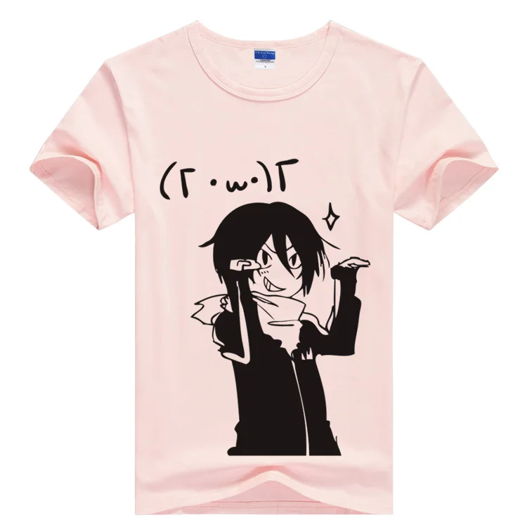 Футболка с коротким рукавом из натурального хлопка|noragami t shirt|t shirttee tee |