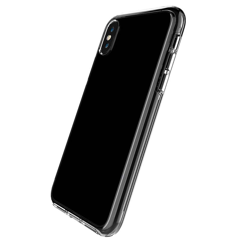 Tollcuudda для IPhone X случае ТПУ & PC Простой Прозрачный чехол Apple X|for iphone|transparent casecase for iphone