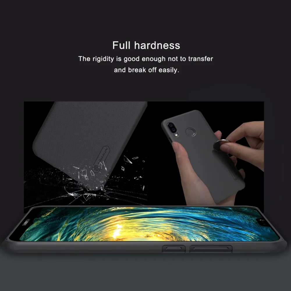 Чехол для Huawei P20 Lite чехол Nova 3e матовый NILLKIN телефона 3E/P20 с пленкой | Мобильные