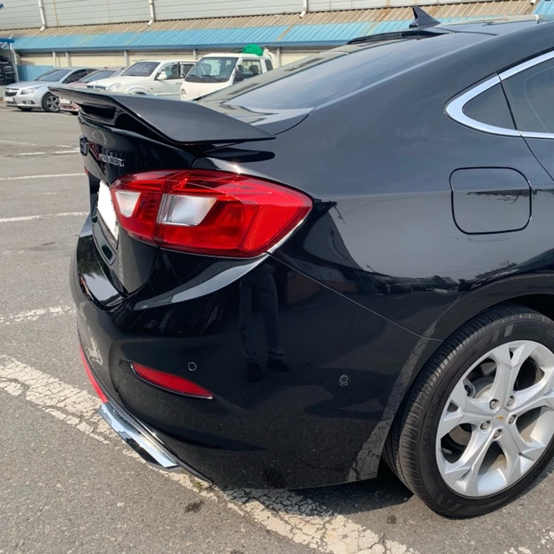 Для Chevrolet Cruze задний багажник спойлер высокого качества ABS Материал грунтовка цвет украшение в виде хвостового крыла