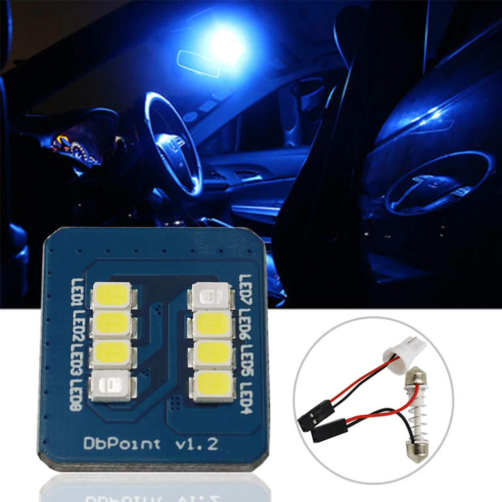 4x T10 w5w 2835 8 SMD canbus Автомобильные светодиодные панели для автомобиля лампы чтения