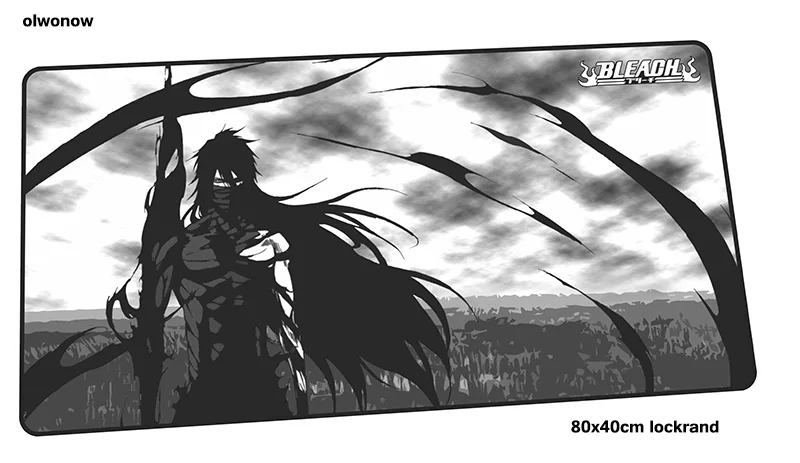 BLEACH Коврик для мыши 80x40 см эстетические коврики для мыши лучший игровой коврик для мыши геймер Инди поп персонализированные коврики для мыши Клавиатура ПК коврик