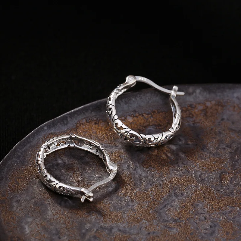 Женские полые серьги из серебра 925 пробы L &amp P | Украшения и аксессуары