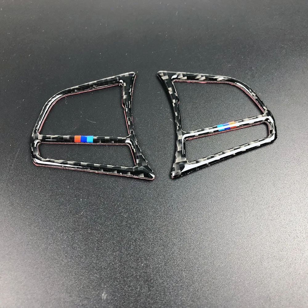 Для BMW 3 4 серии F30 2013-2018 3GT F31 F32 F34 F36Carbon Fiber кнопки для руля рамка накладка наклейка