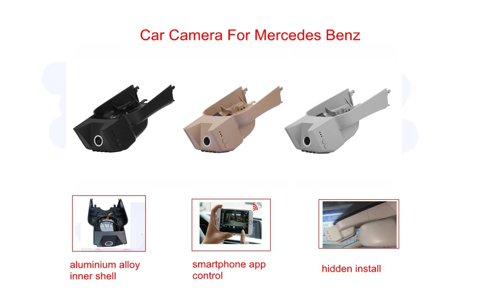 PLUSOBD Full HD 1080P Wi Fi Автомобильная камера специальный DVR Cam для Mercedes Benz GL/M R W164/X164/W251 OEM