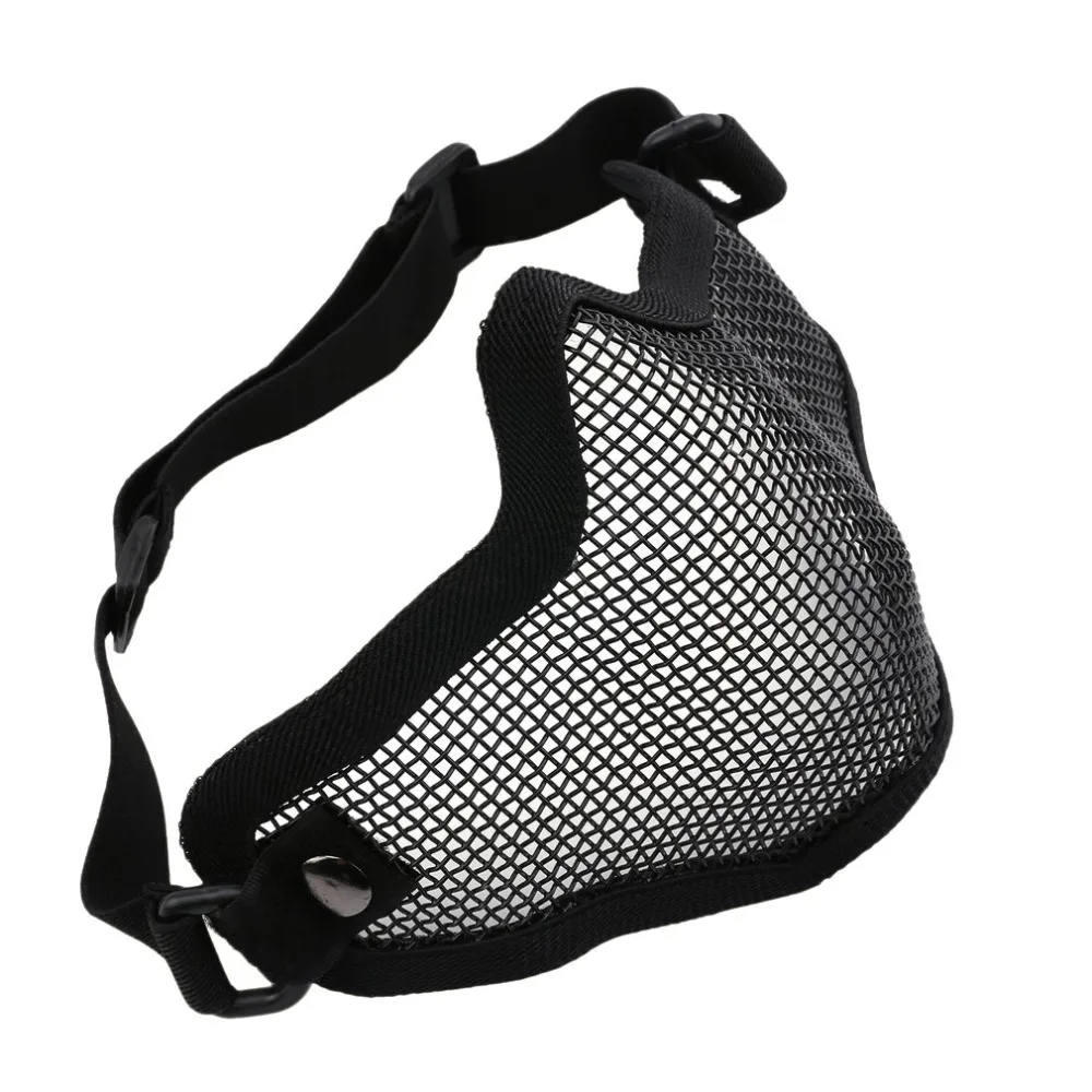 Полунижняя лицевая Металлическая стальная сетка нейлоновая крышка охотничья