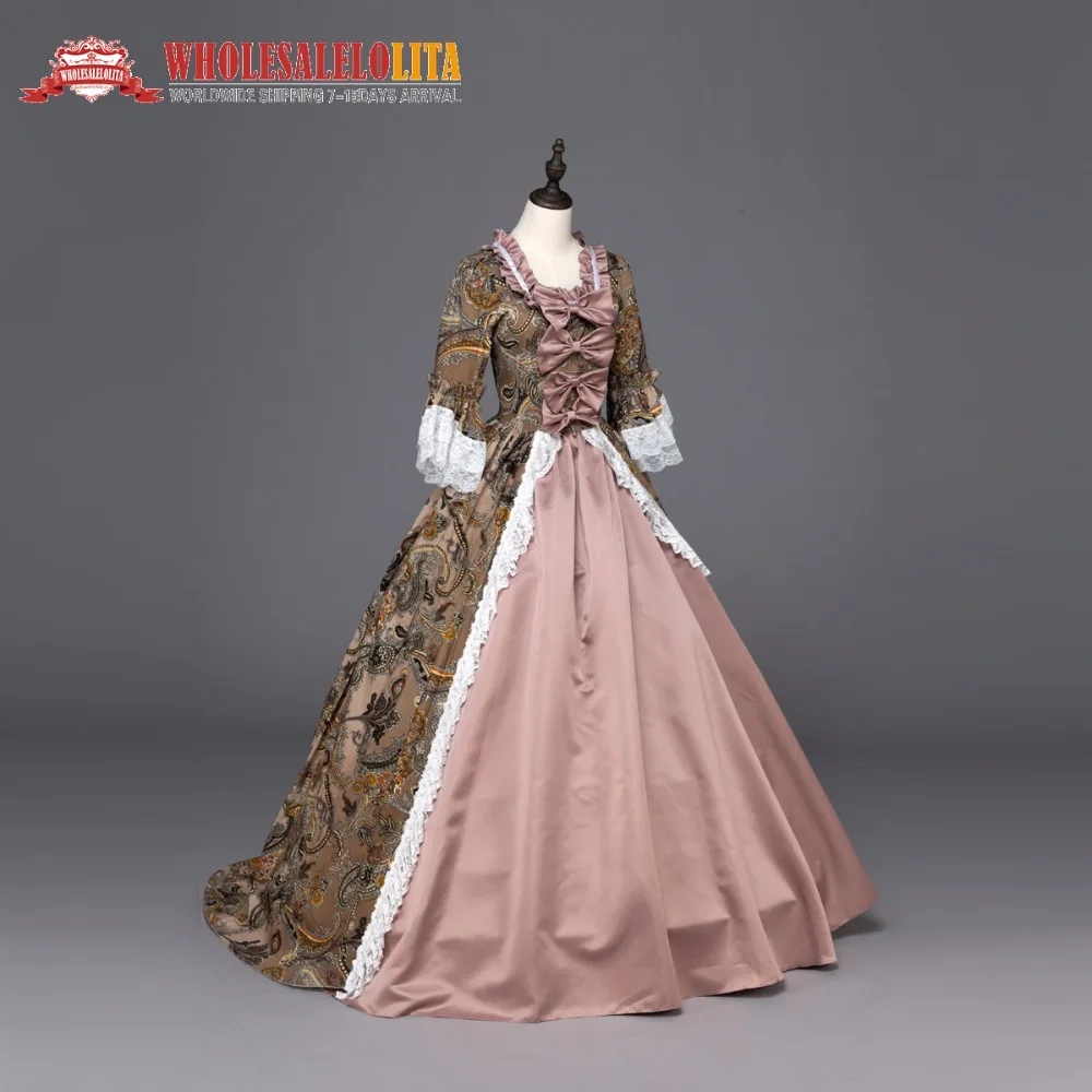 Высококачественное платье Южного белого эпохи Георга Марии-Антуанетты в стиле