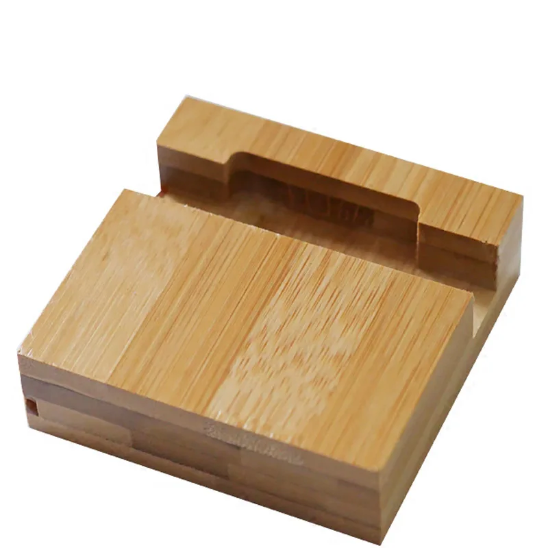 Zakka Style Bamboo Desk Organizer Square Multi-Use Storage Holder Photo Frame/Phone Eco Natural Wood Display | Дом и сад