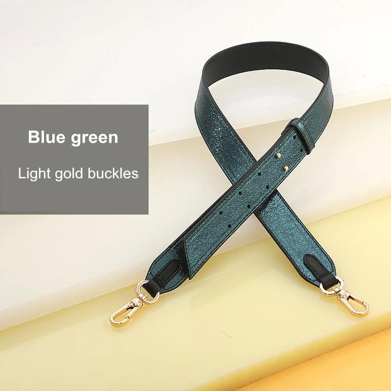 Blue green-1 Модная широкая сумка, ремешки на плечо, регулируемый ремень для сумки, аксессуары для женщин, ремешки для сумок, сменная роскошная сумка - Цвет: Blue green-1