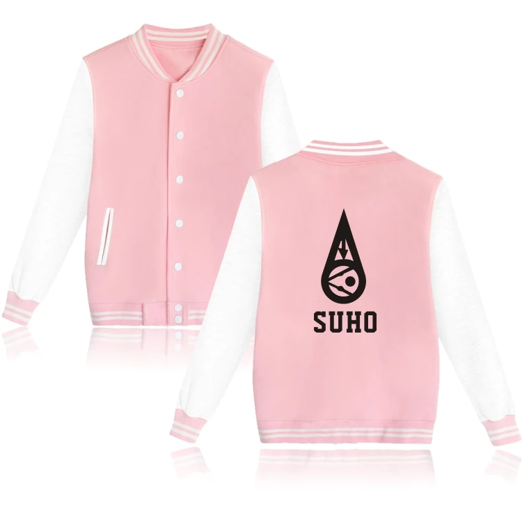 EXO Team Kpop куртка для женщин колледж толстовки L FANCLUB Корея хип хоп одежда|jacket women|college
