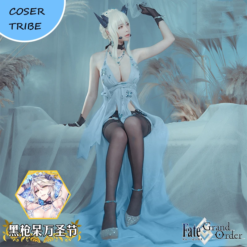 Аниме Fate Grand Order Altria Pendragon сексуальное нижнее платье Косплей Костюм Хэллоуин Карнавал женский подарок