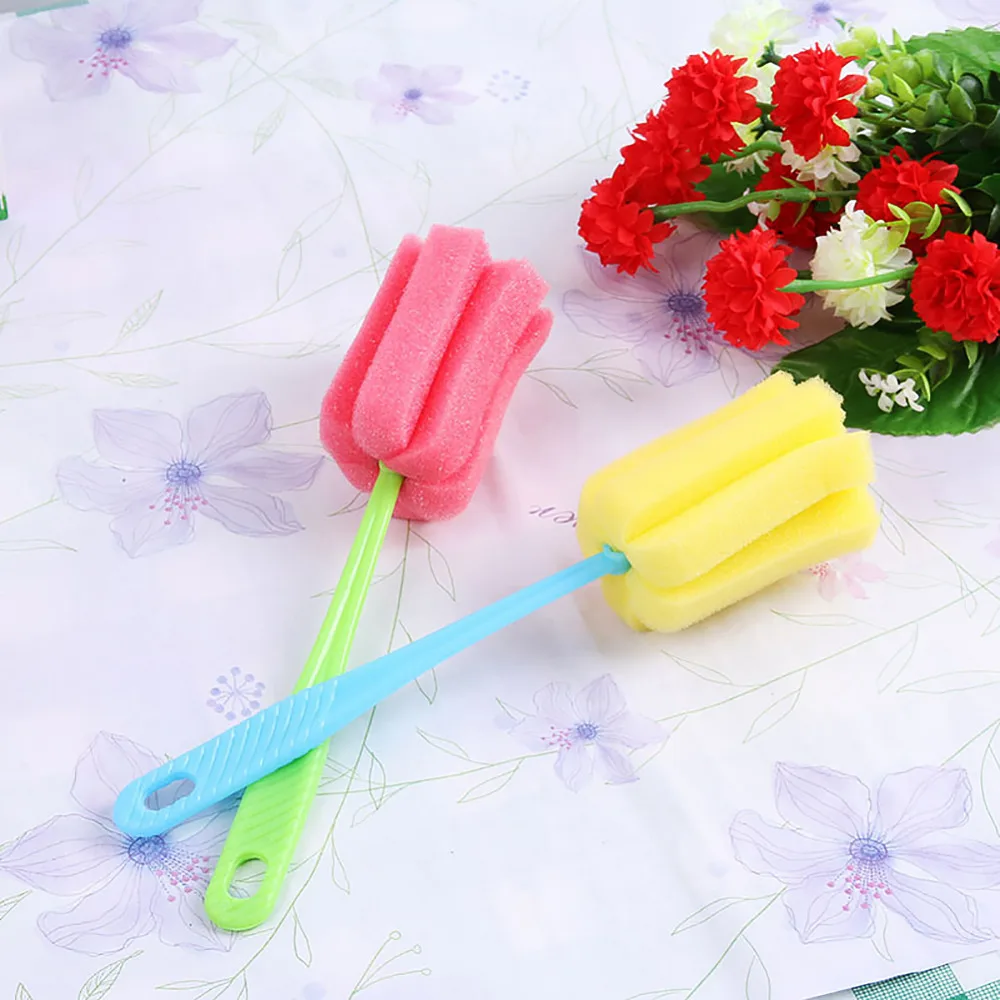 Комплект из 3 предметов прочный чашка щетка для очистки губка бутылка скруббер