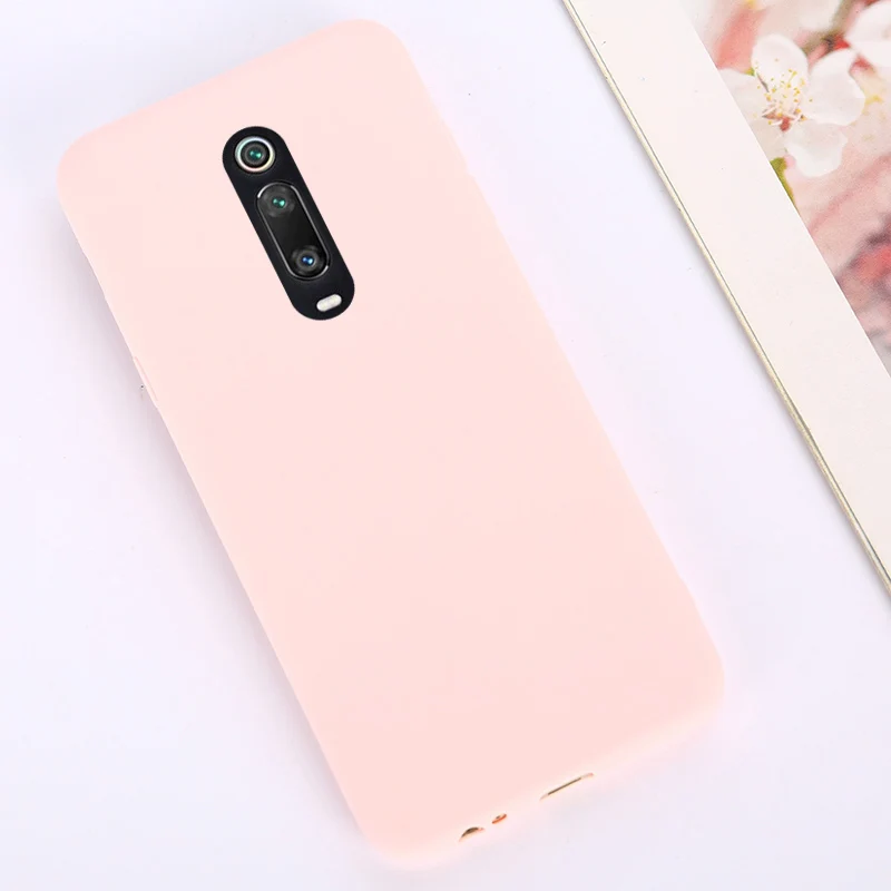 Light Pink Силиконовый чехол ярких цветов для Xiaomi mi 9T Pro mi 9 T, мягкая задняя крышка из ТПУ для Xiaomi mi 9 t, чехол 6,39 дюйма - Цвет: Light Pink
