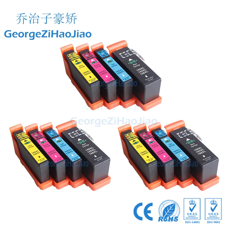 3 комплекта совместимых картриджей для чернил 100 100XL LM100 105XL 108XL для принтера Lexmark S305 S308 S405 S408 S505 S508 S605 S608.