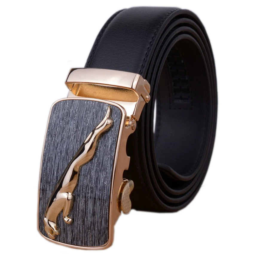 Мужские кожаные ремни с автоматической пряжкой длина 110 130 см|leather belts for men|leather