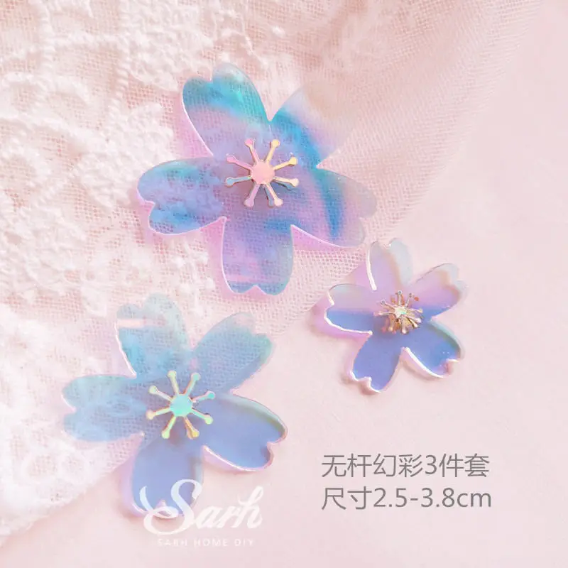 2set 3 pc per set Шикарные украшения вишневого дерева Розовая фея Торт Топперы с днем рождения для детей вечерние Выпускной прекрасные подарки - Цвет: 2set 3 pc per set